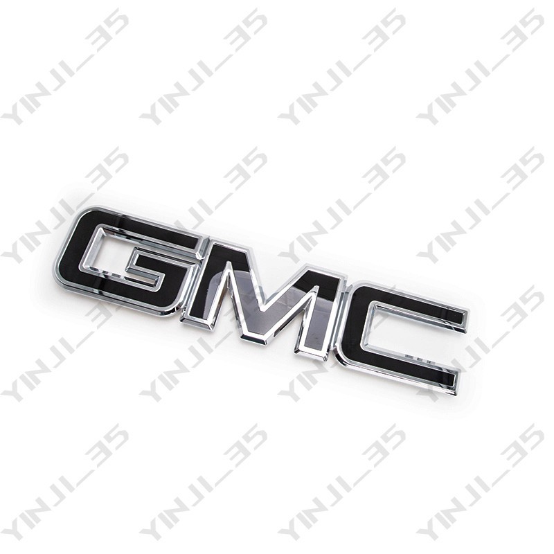 GM Grille Emblem Chrome Black for 2015-2019 GMC Sierra 1500 2500HD 3500HD