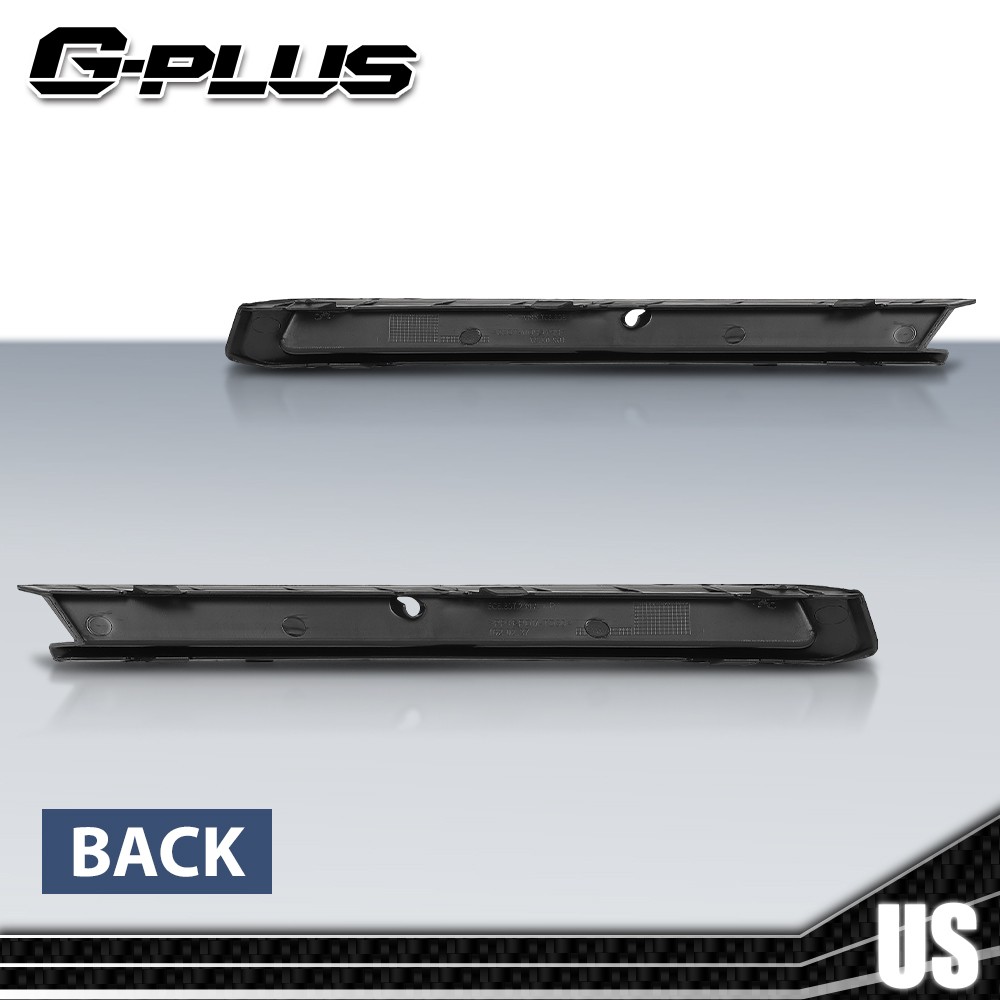 Front Left & RightBumper Trim w/ Fog Light Hole Fit For For VW Jetta 2015-2018