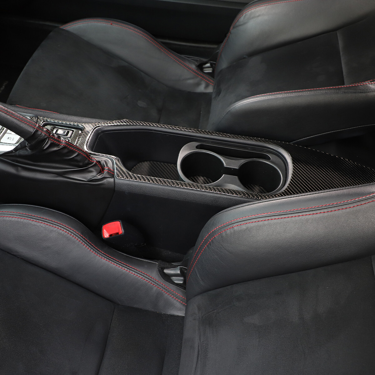 Carbon Fiber Watecup Panel Trim Cover For Toyota GT86 Scion FR-S Subaru BRZ 16+