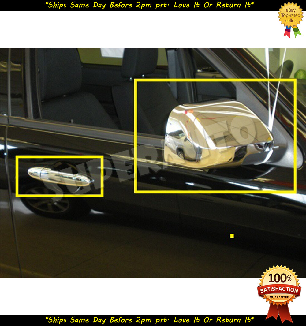 Escape Chrome Door Pillar+Mirror+Handle Cover Trim Set Kit