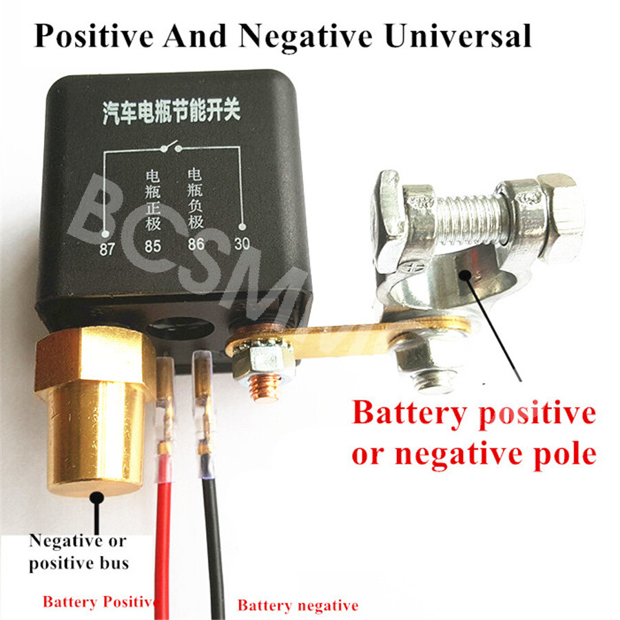 Wireless Dual Remote Car Battery Cut Off Kill Switch Master Disconnect Isolator