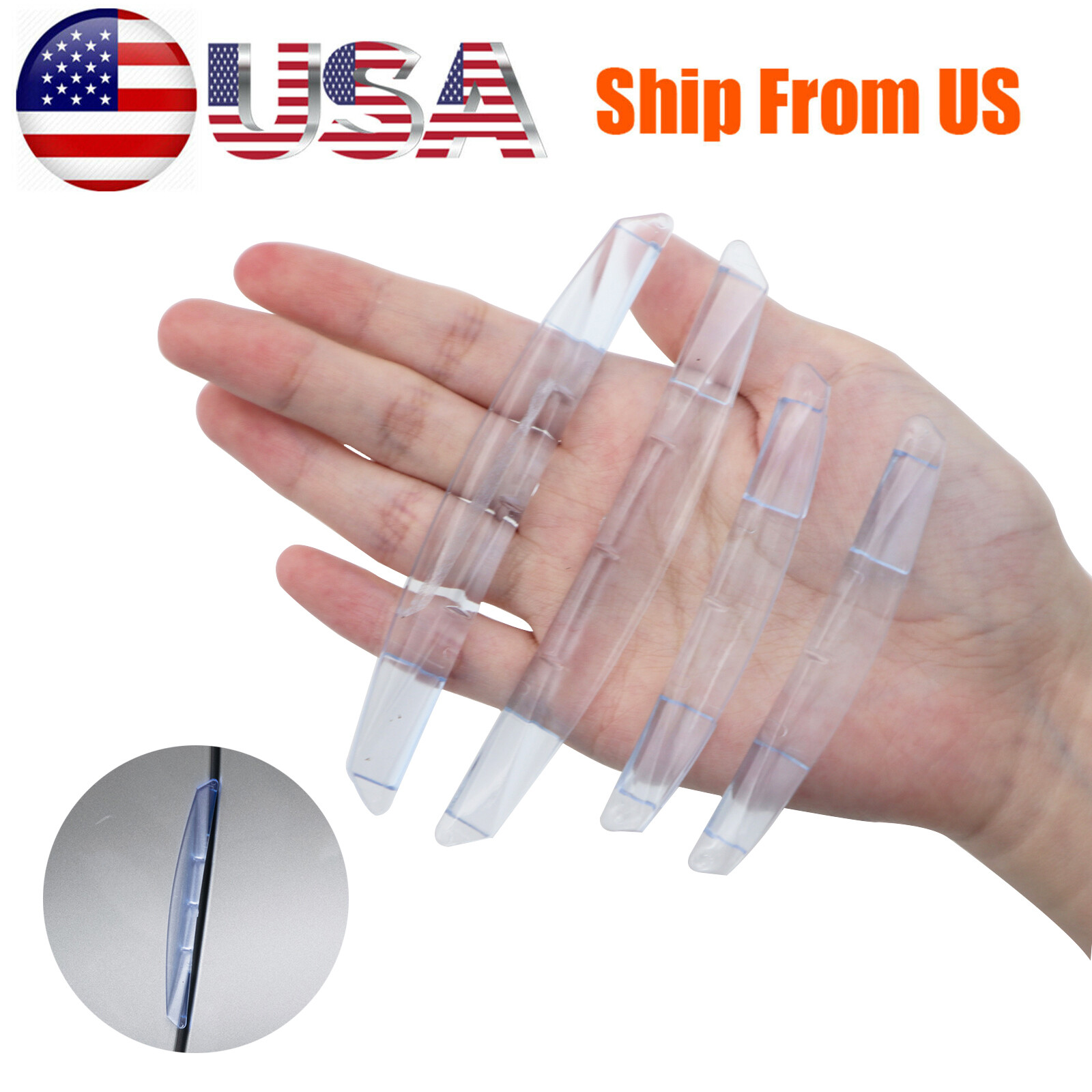 4pc Car Door Edge Guard Scratch Protector Anti-collision Corner Bumper Strip 🔥