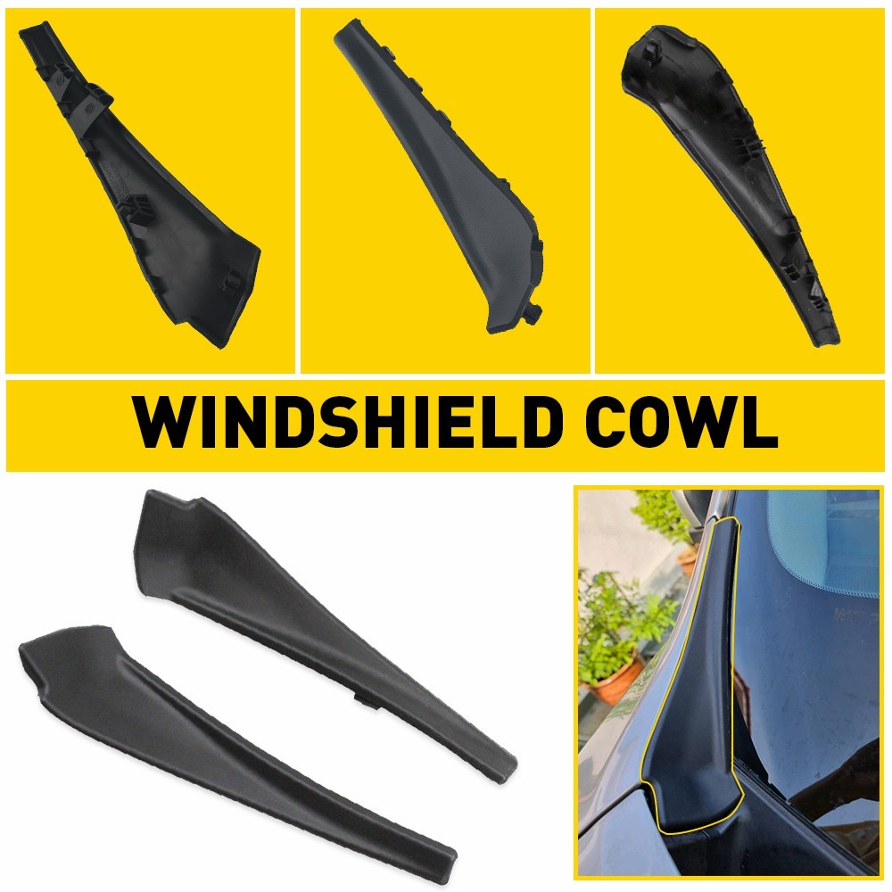 Pair Front Windshield Wiper Cowl Trim Replacement For Nissan Rogue 2014-2020 L+R