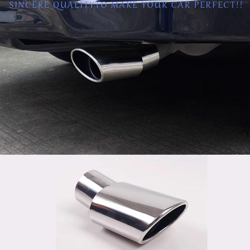 For Toyota Corolla 2014-18 Chrome Steel Rear Tail Exhaust Pipe Muffler Tip 1x