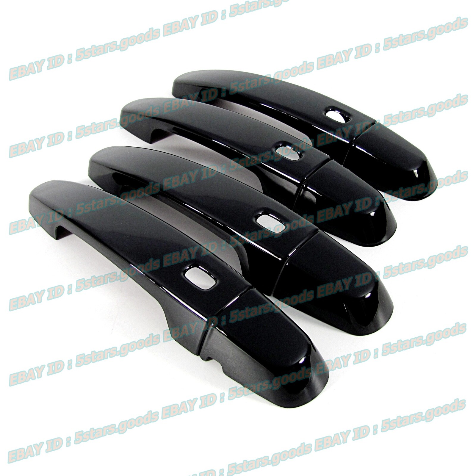 Glossy Black Cover Trim For 2019-2024 Chevrolet Blazer Smart Side Door Handle