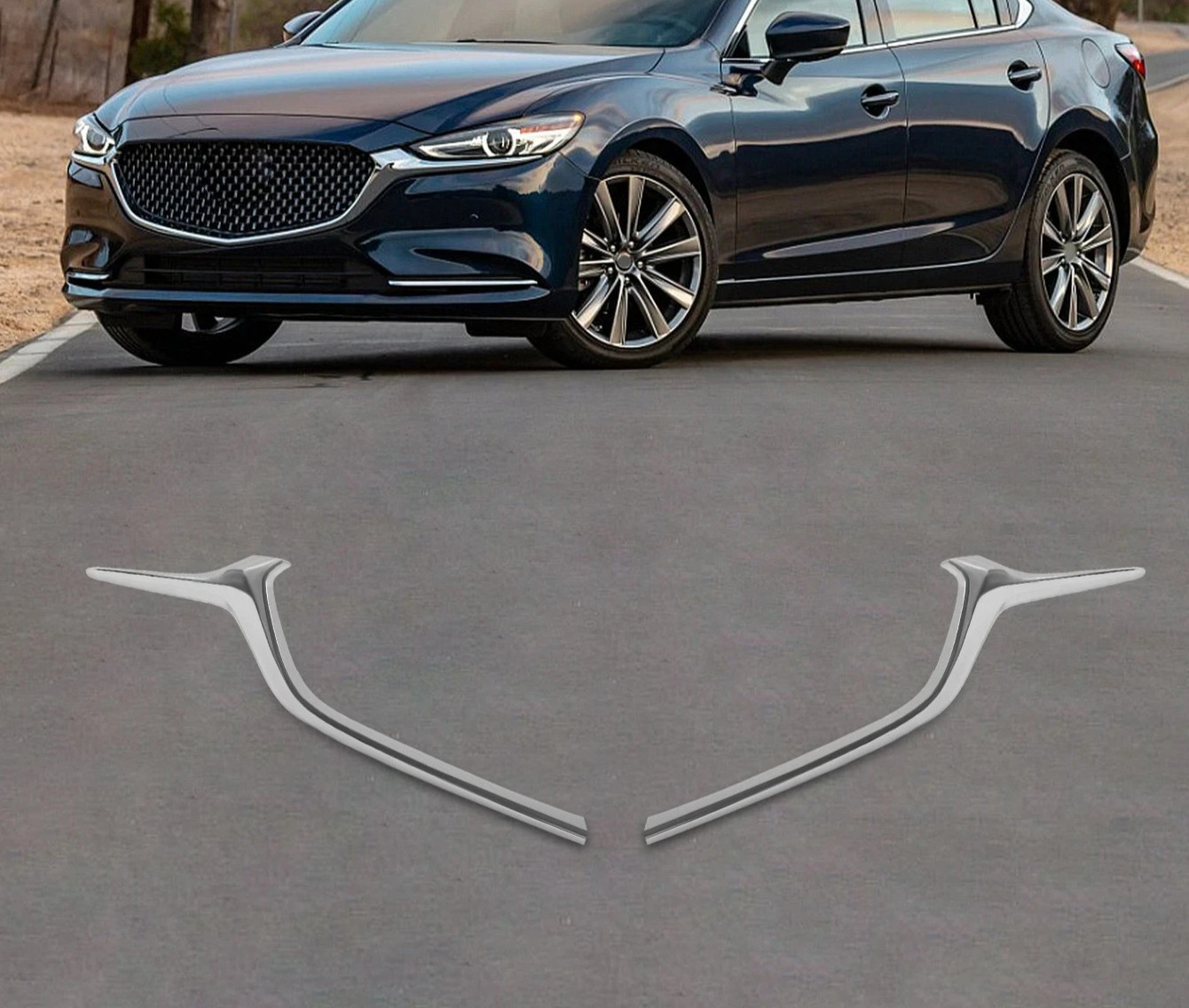 High-quality Grille Molding Fits For 2018-2021 Mazda 6 Driver Passenger Side