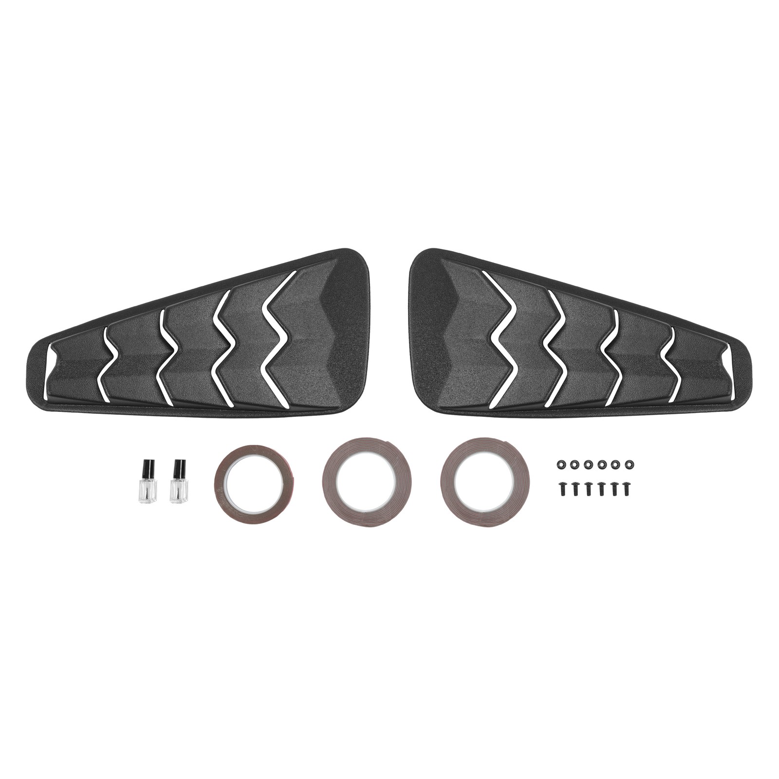Rear+Side Window Louvers For Ford Mustang GT 2005-2014 Windshield Cover