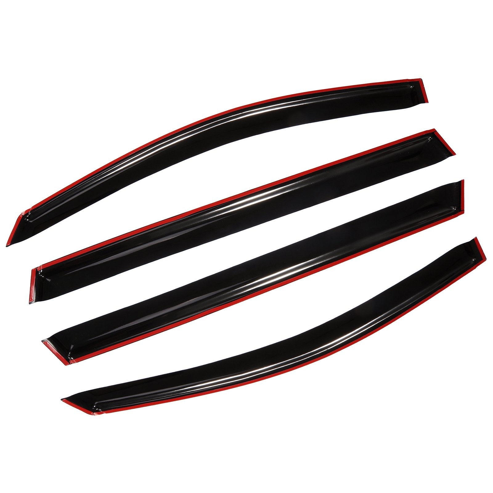 Smoked Window Visor Sun Vent Shades Rain Guards 4PCS For 2004-2009 Toyota Sienna