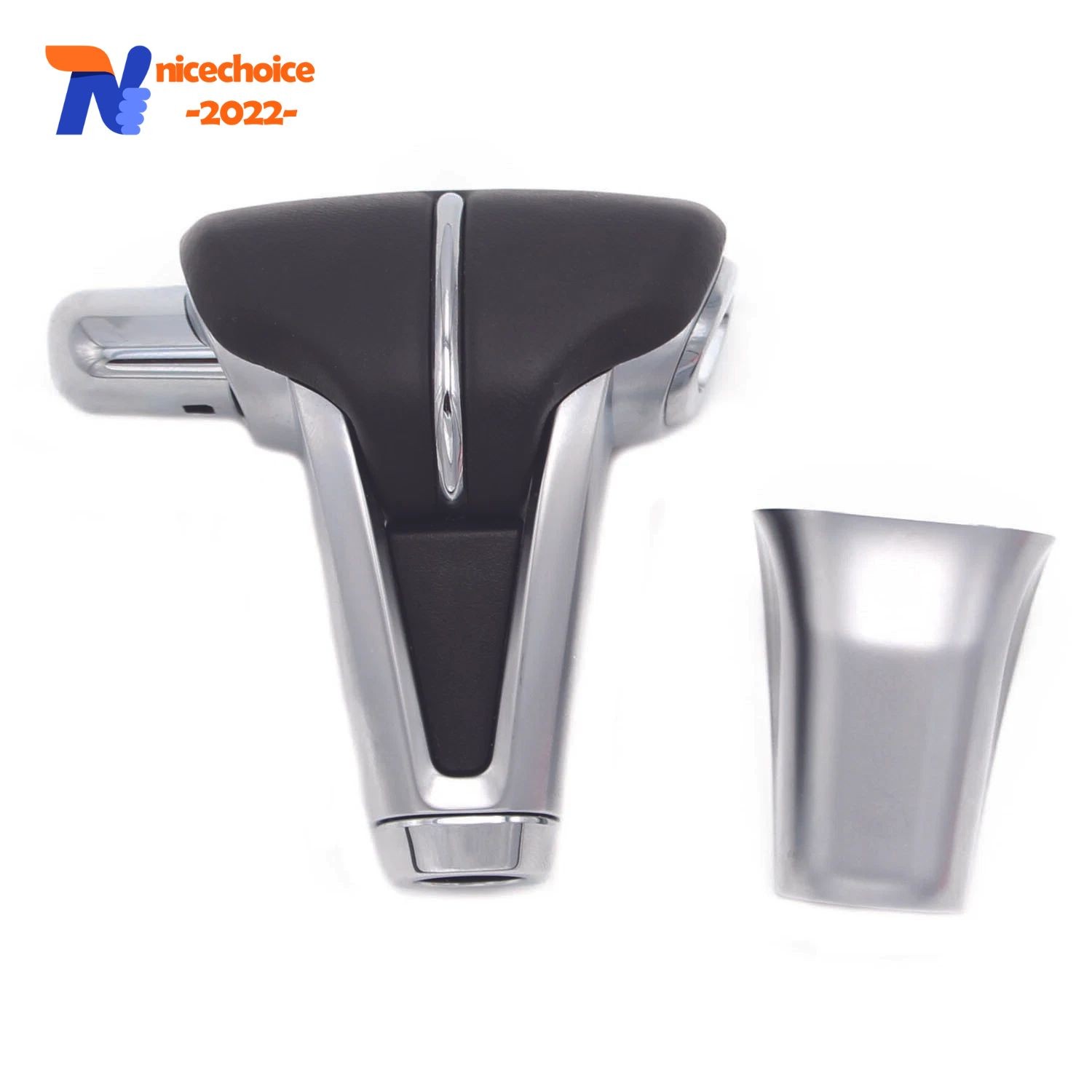 Gear Shift Knob Select Lever Knob Assembly Chrome Plastic For CRV 2017-2019