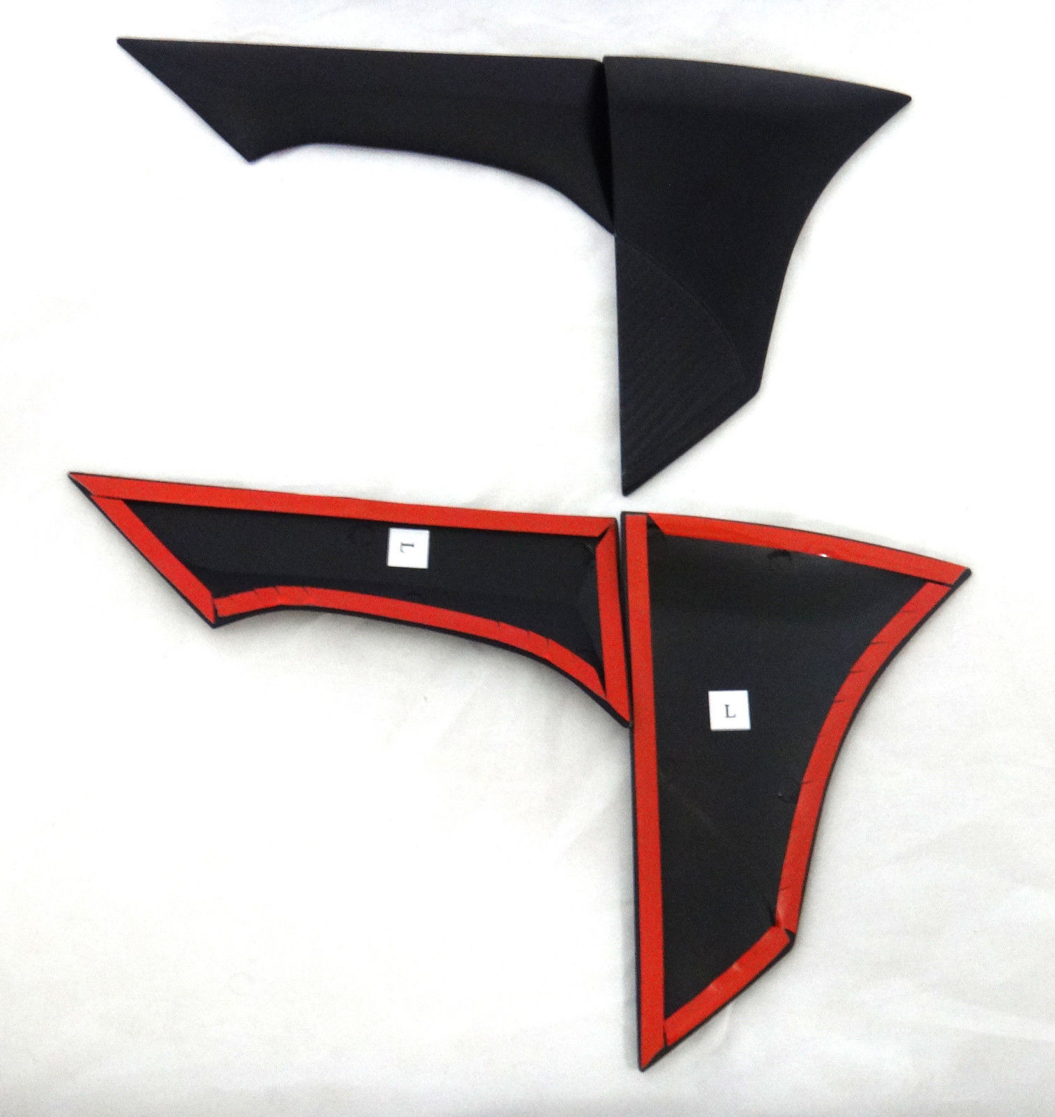 MATTE BLACK SIDE DOOR VENT FOR ISUZU D-MAX MU-X TRAILBLAZER COLORADO 2012-14