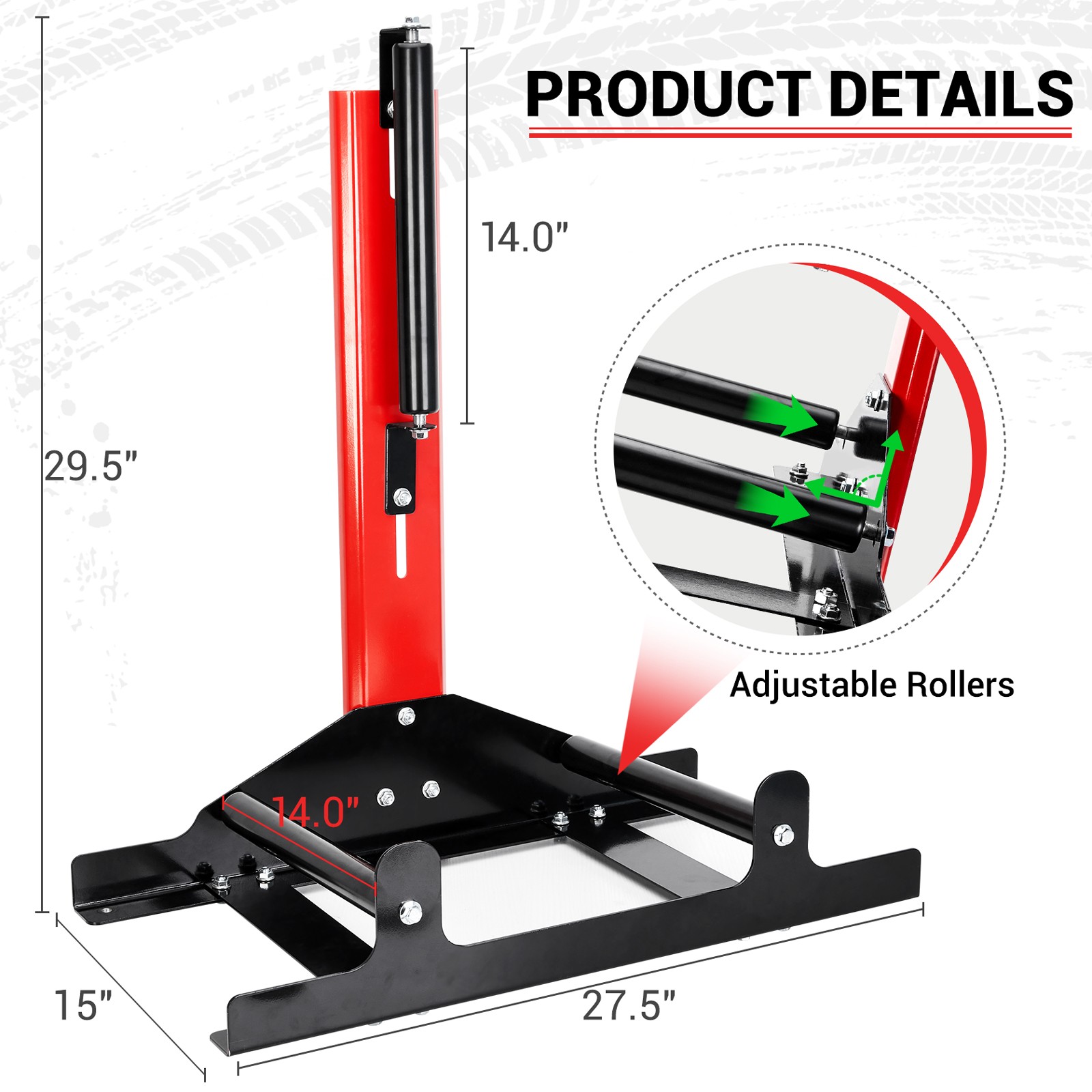 1X Car Wheel Cleaning Stand Tire Clean Detailing Tool for Coating Polishing Rims