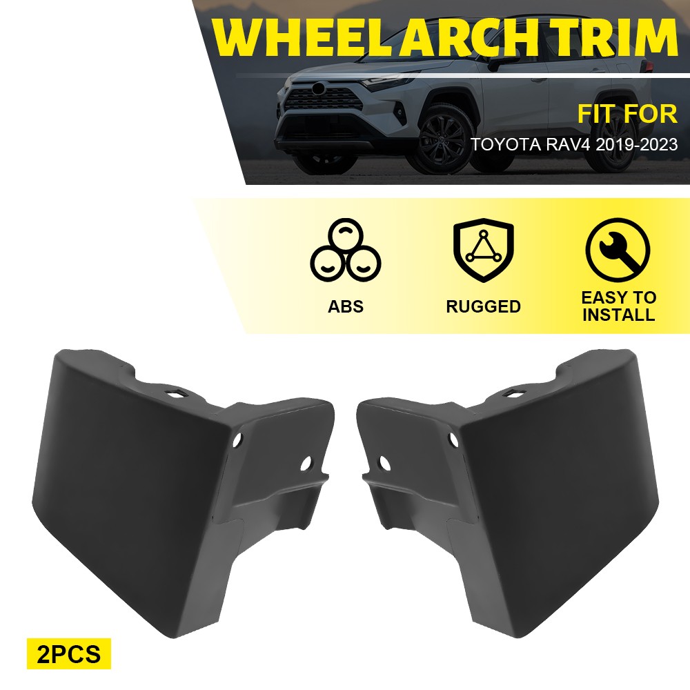 LH RH Front Lower Wheel Arch Trim Fender Flare Molding Fit Toyota RAV4 2019-2023