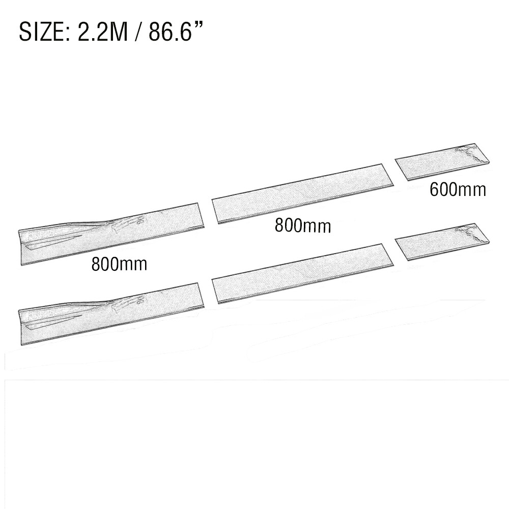 Carbon 86.6″ Side Skirt Extension Splitter Rocker Panels Lip For Dodge Avenger