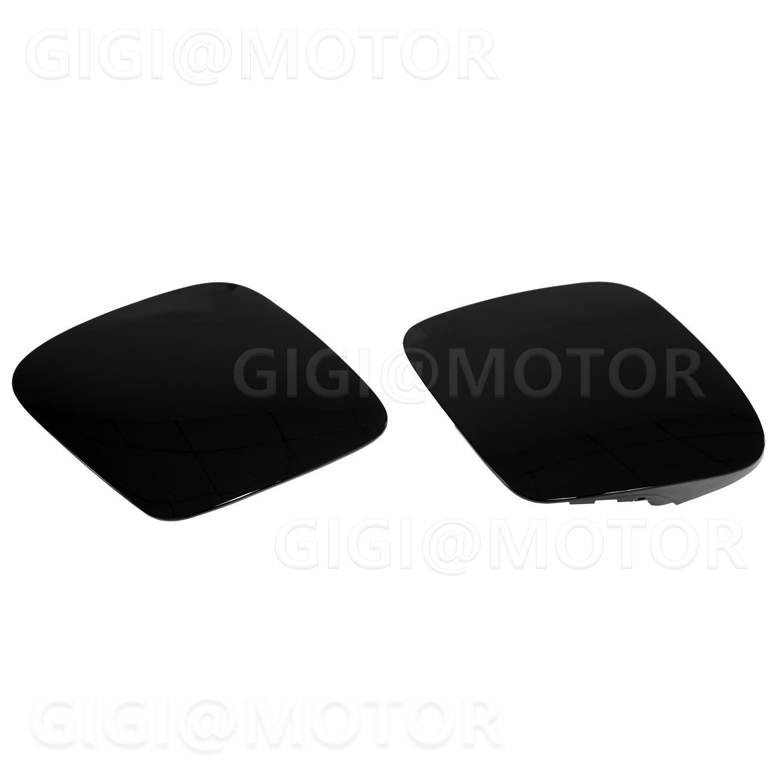For Corvette C5 1997-2004 Gloss Black Front Headlight Cover Beezl Left Right Set