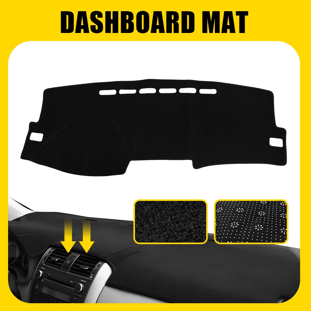Fits Toyota 2009-2013 Corolla LHD Dashboard Cover Dash Mat Sunshade Pad Black