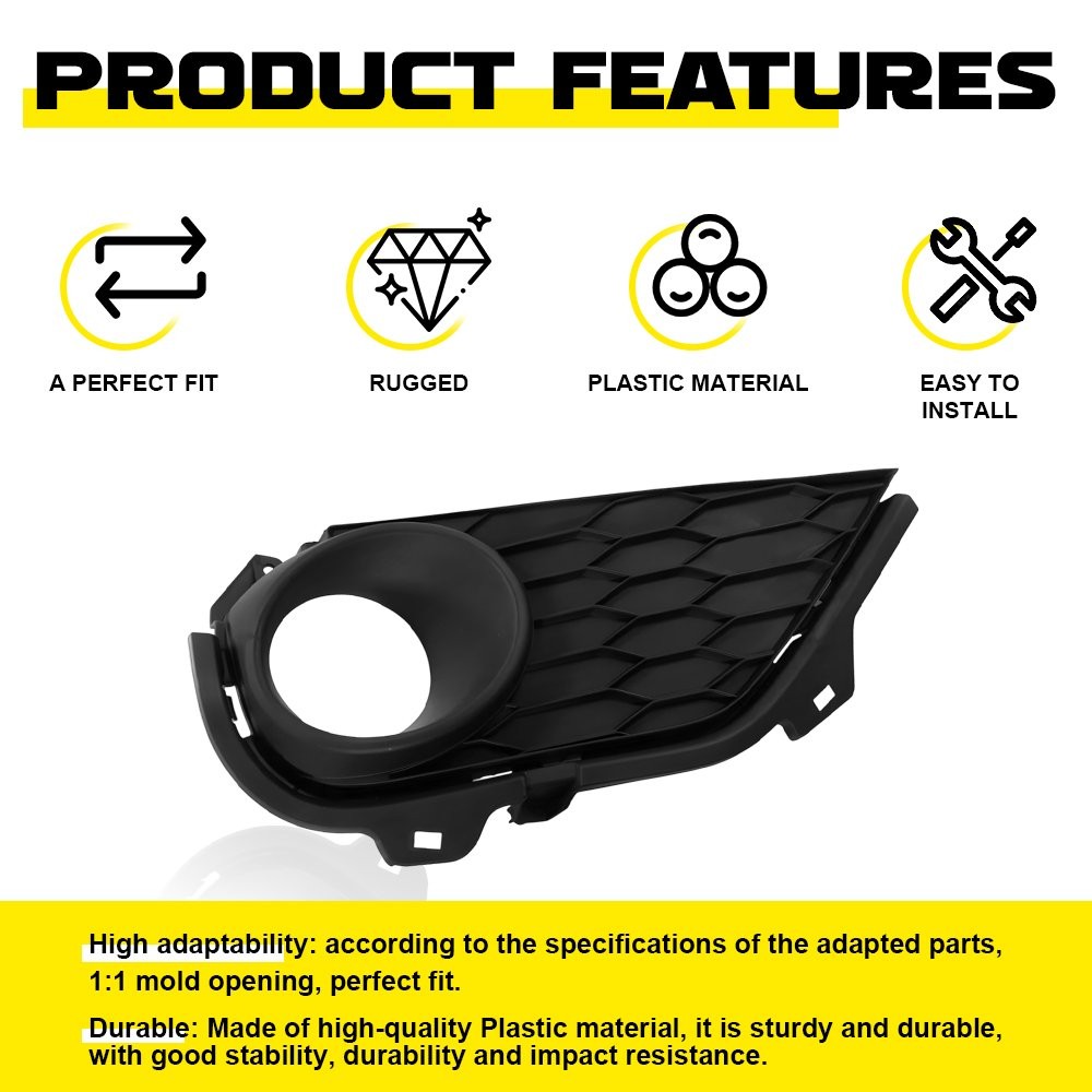 For 2019-2022 Honda Pilot Fog Light Cover Set Front Driver and Passenger 1-5SET