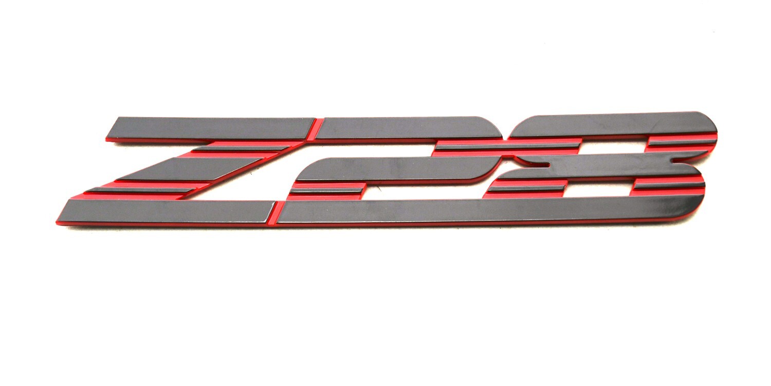 2Pcs New Fits 1993-2002 Z28 Emblem Front Fender Car Badge 10139552 Black/Redline