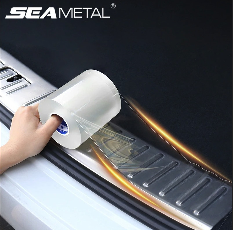 1pc Car Door Sill Protector Film Anti-Scratch Edge Guard 3M/10M – NEW