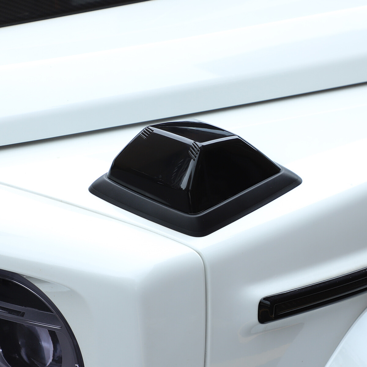 Smoked Front Turn Signal Lamp Housing Covers For Benz G Class W463 G55 G63 19-22