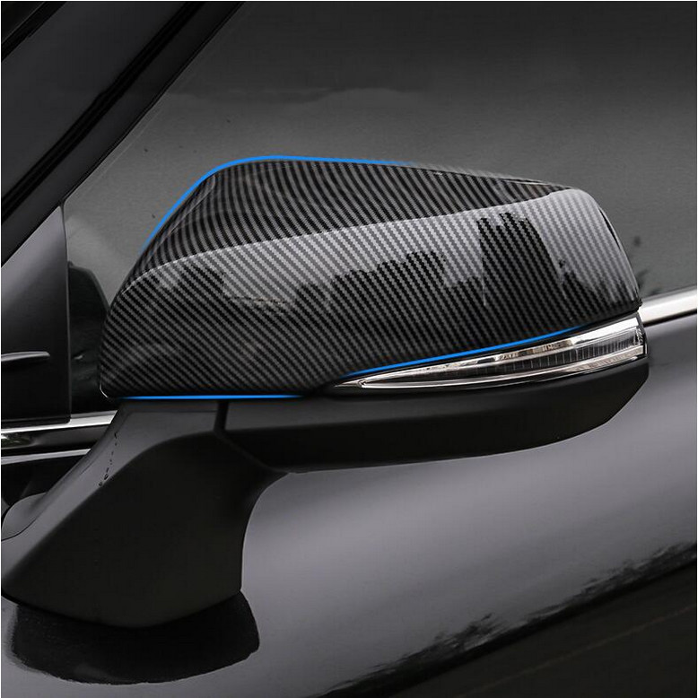 For Toyota Highlander 2020-2026,Carbon Fiber Side Mirrors Rearview Cover