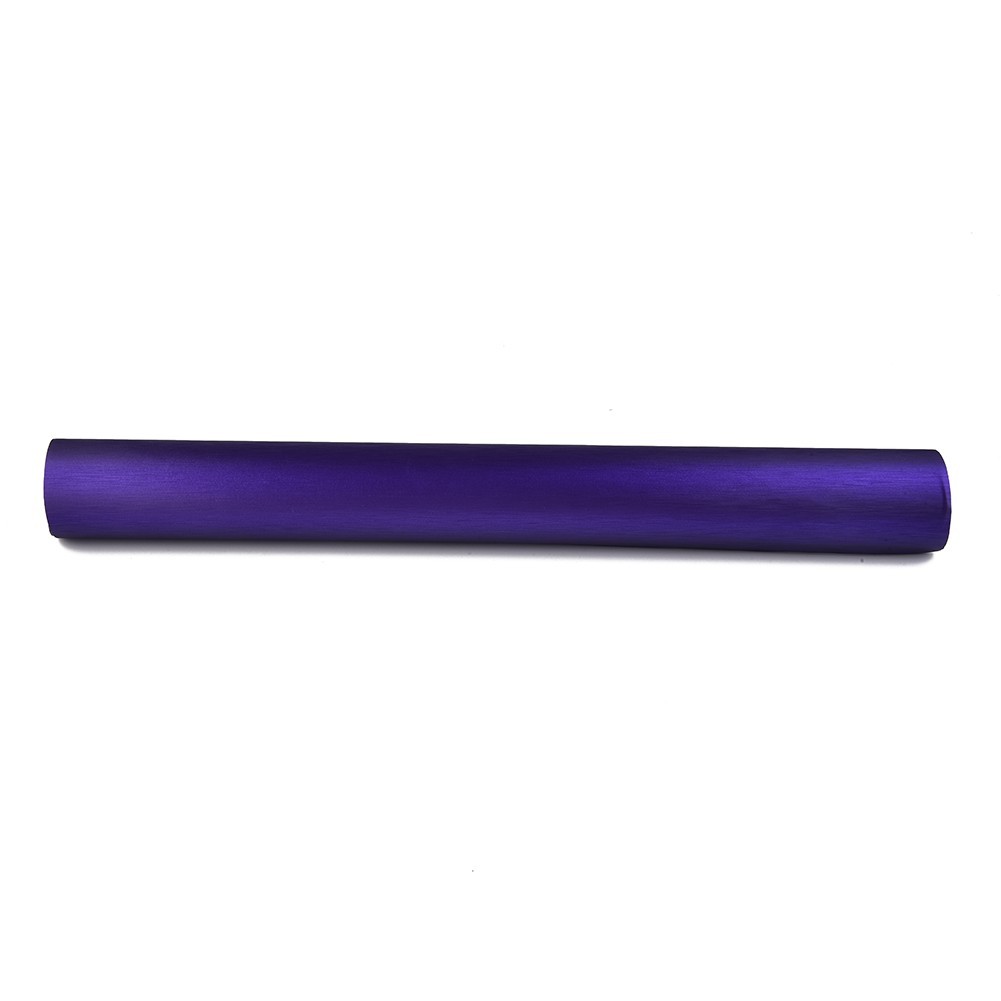12 X 60 Cool Car Wrap Metallic Satin Matte Chrome Vinyl Sticker Film Purple HD