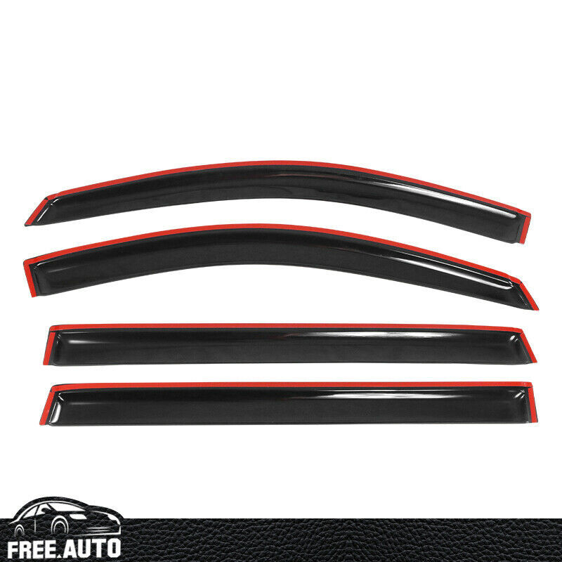 For 04-10 Toyota Sienna Acrylic Window Visor Rain Deflector Guard 4PCS Set