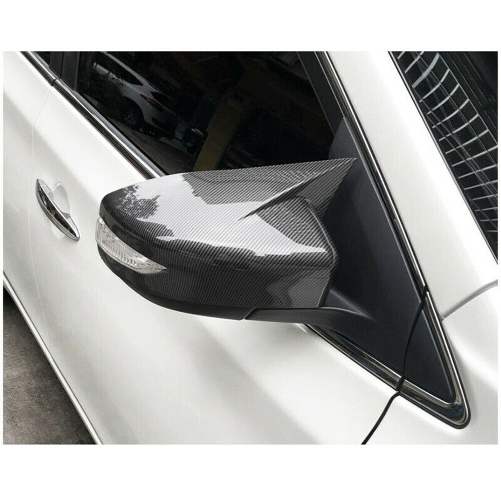 For Nissan Altima 2013-2018 Carbon fiber style Rear view mirror cover trim