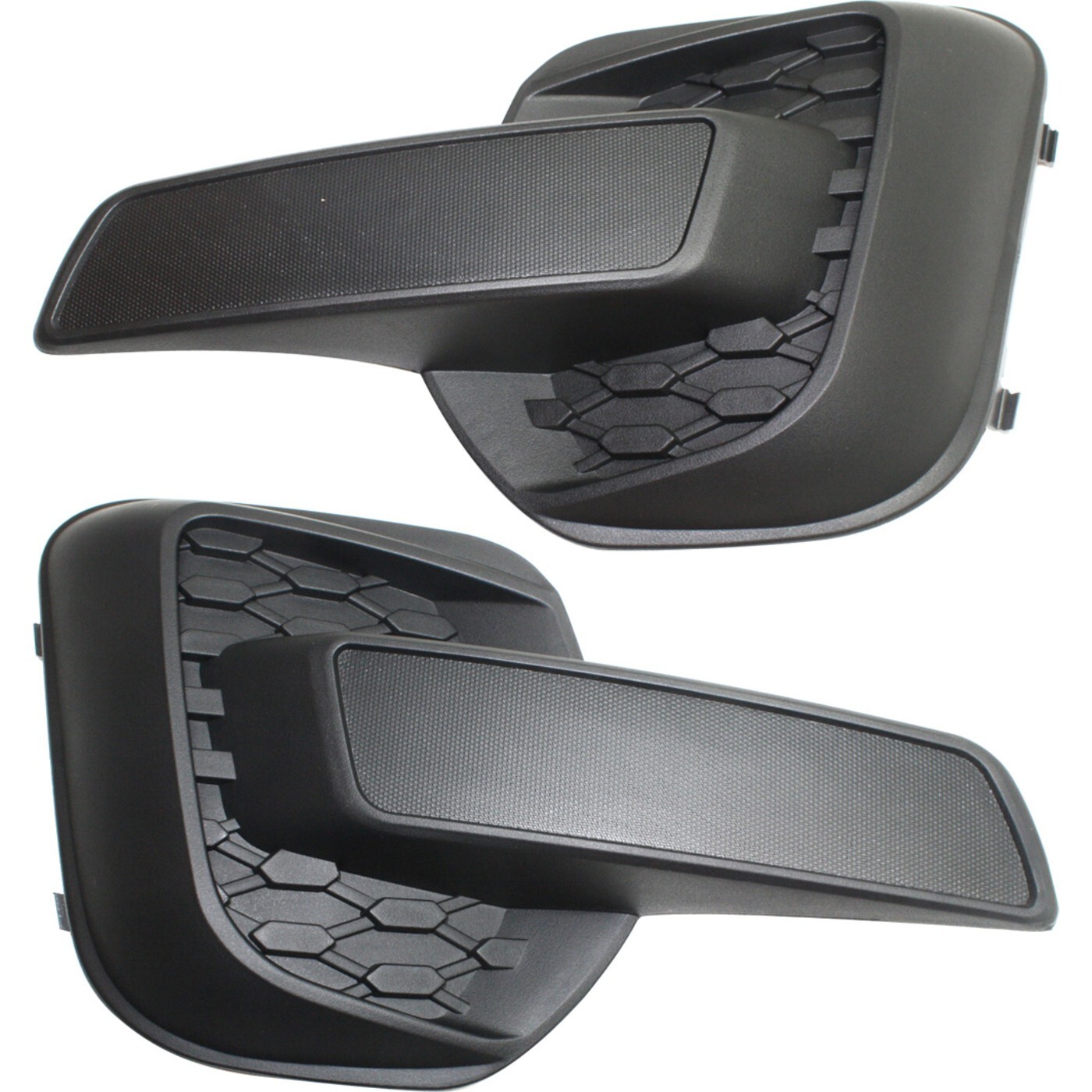 Fog Light Cover Set For 2010-2015 Chevy Equinox Front Textured 25798750 25798751