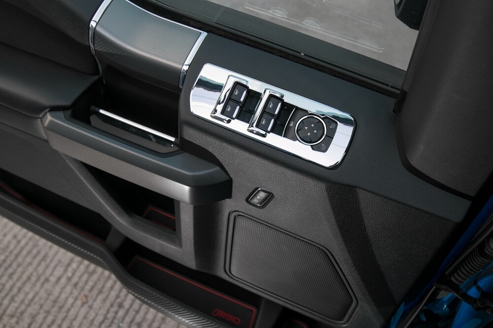Accessories Window lift switch panel Chrome Cover trim For 2015-2020 Ford F150
