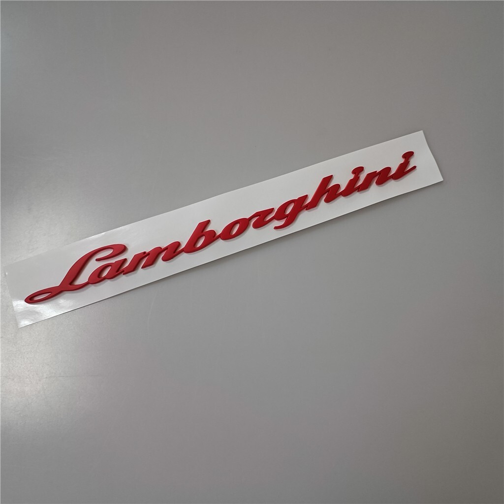 Lamborghini Urus Rear Script Emblem Badge Matte Red 4ML853742 Brand NEW