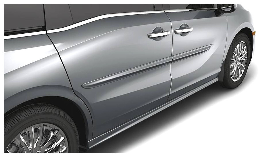 Genuine OEM Honda 2018 – 2026 Odyssey Painted Body Side Molding Kit BSM