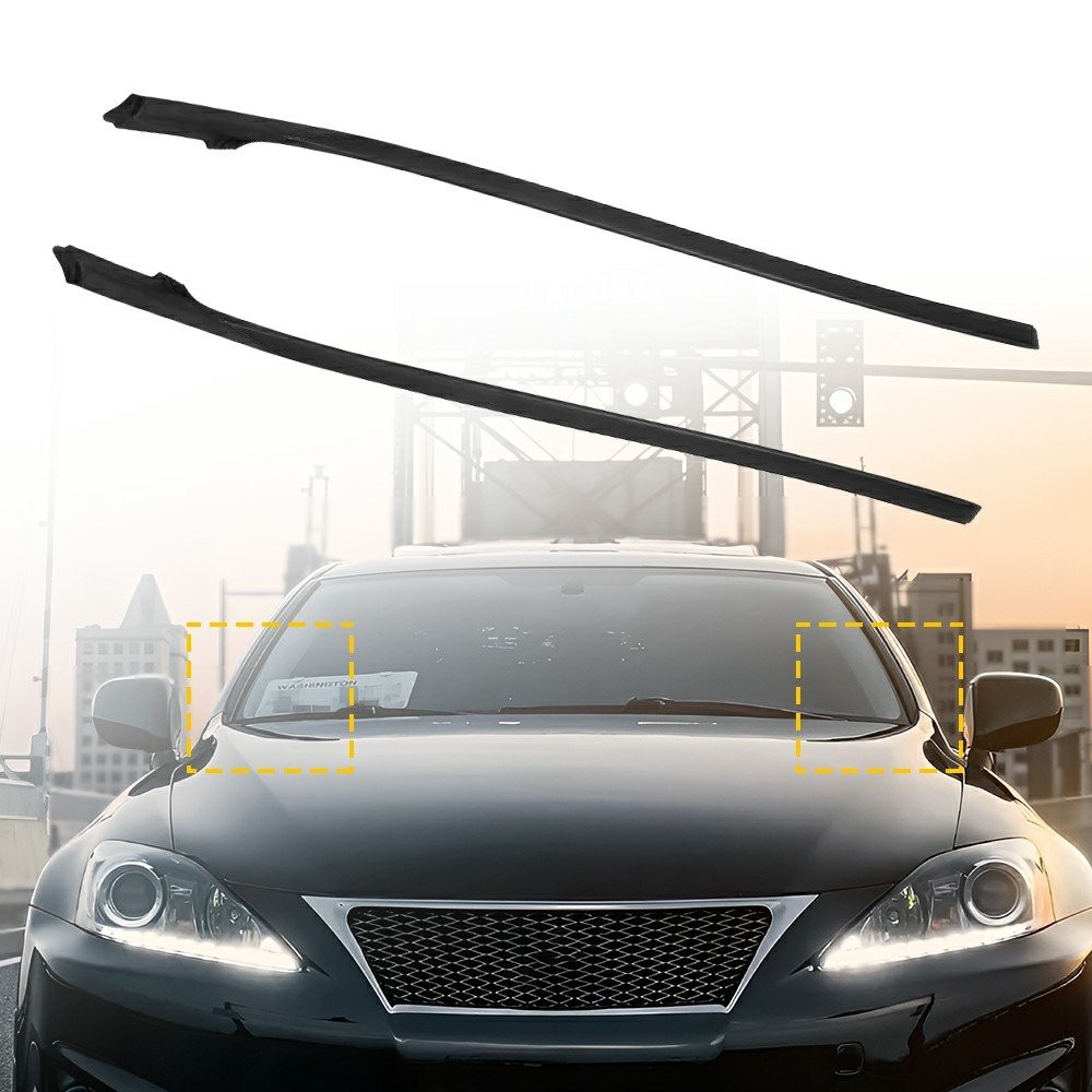 Windshield Moulding Kit w/CLIPS Left &Right For Lexus IS250 IS350 IS-F 2006-2013