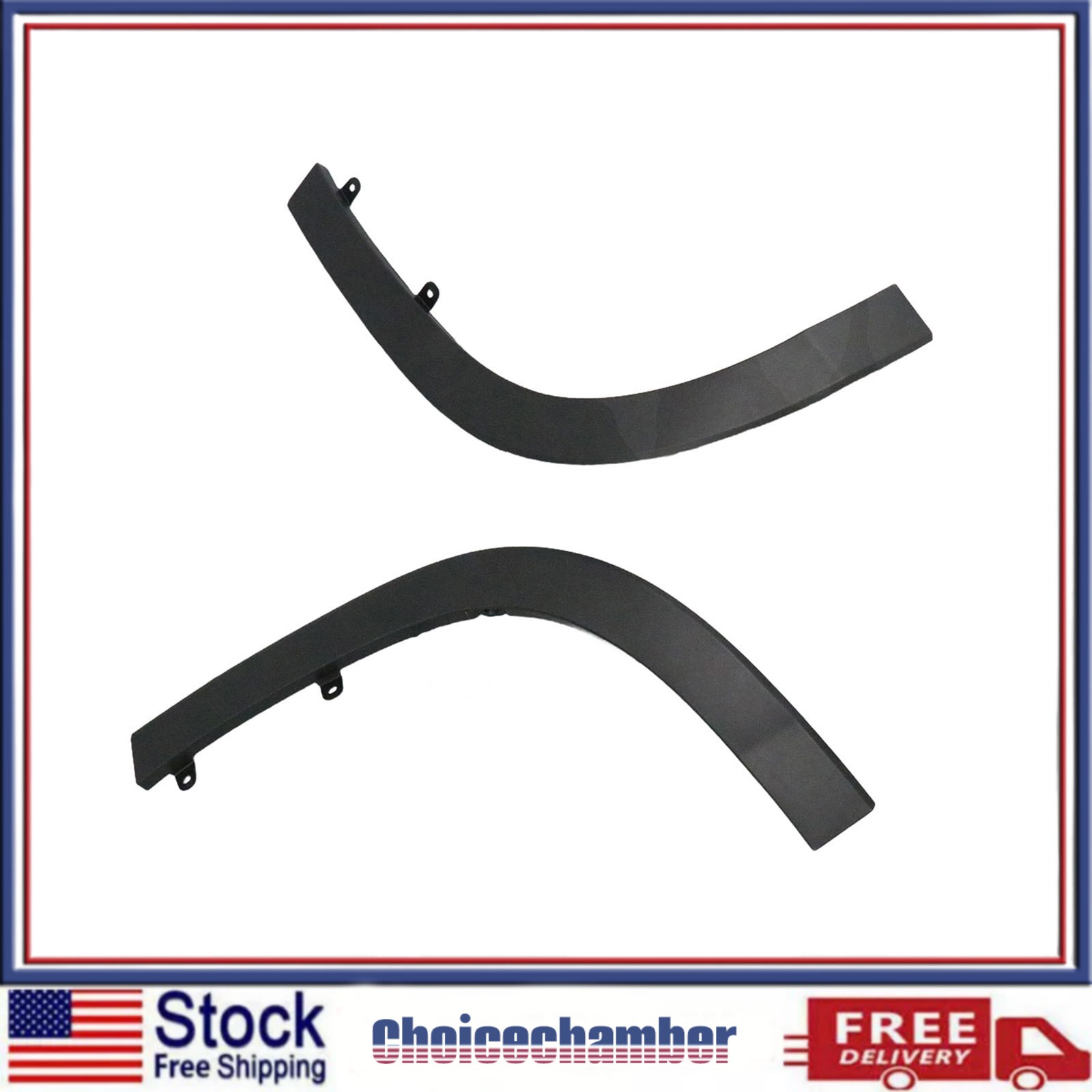 For 2014-19 Toyota Highlander Rear Driver Passenger Side Wheel Opening Molding