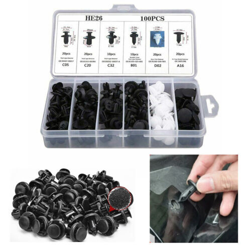 Retainer Bumper Parts Body Rivet Clip Trim Molding Push Pin Car Kit Assortments