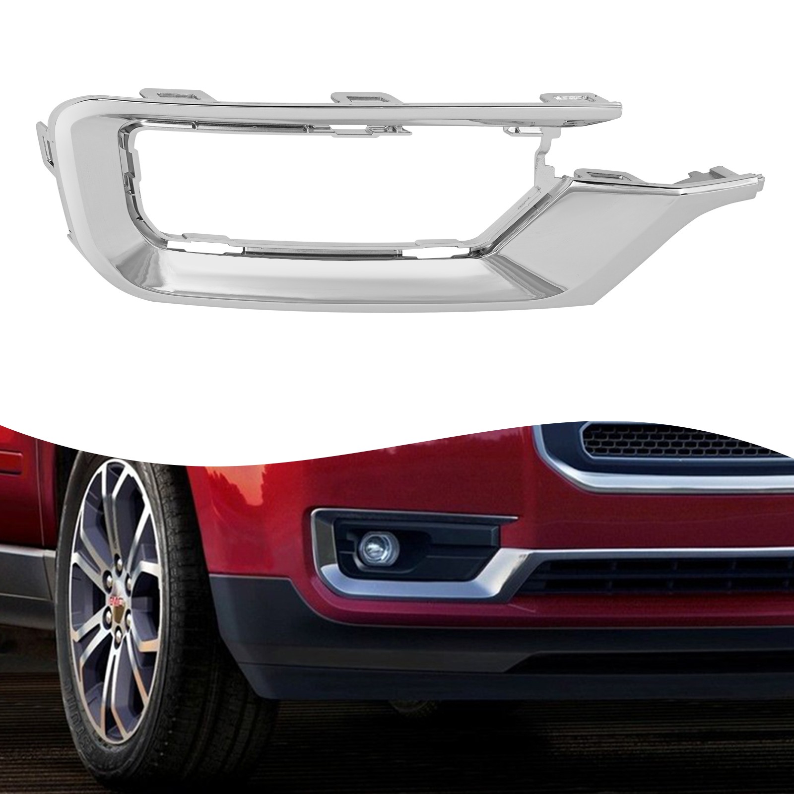 Right Side Fog Light Bezel 22814531, For 2013-2017 GMC Acadia Limited