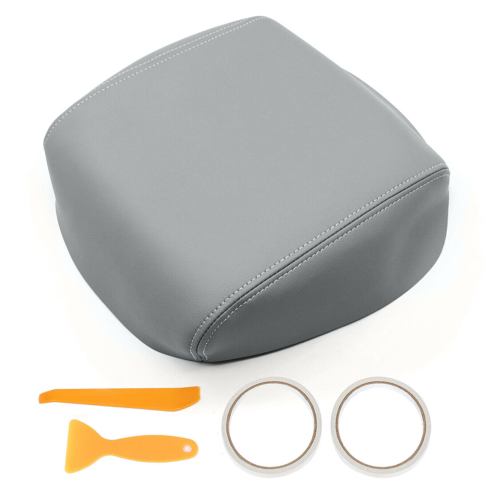 For Honda Pilot 2009-2015 Center Console Lid Armrest Replacement Cover Gray