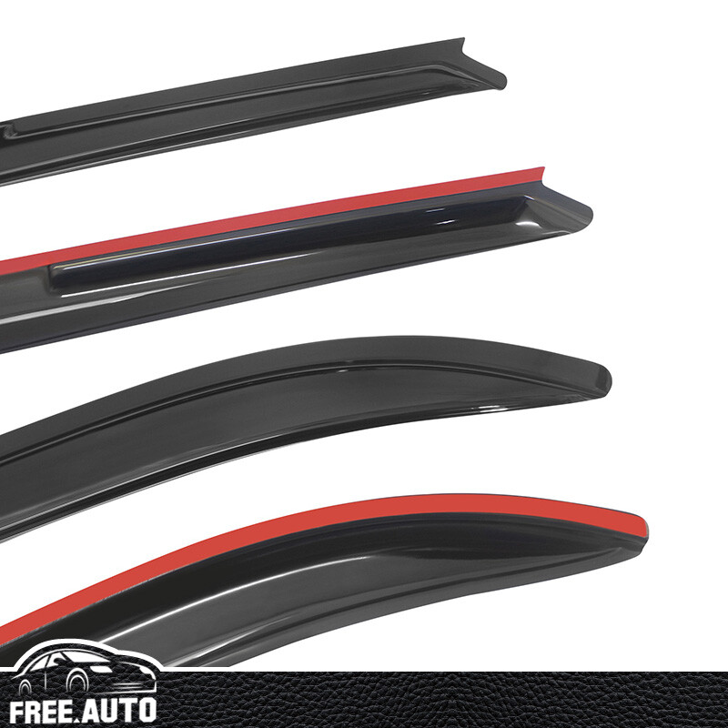Fits 90-93 Honda Accord Slim Style Acrylic Window Visors 4Pc