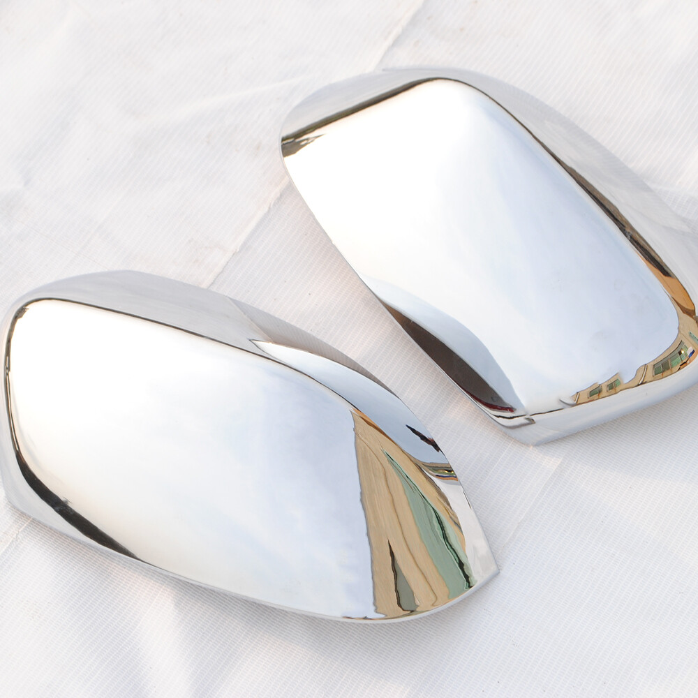 Exterior Rear View Side Mirror Cover Trim Bezels For Jeep Compass 2017+ Chrome