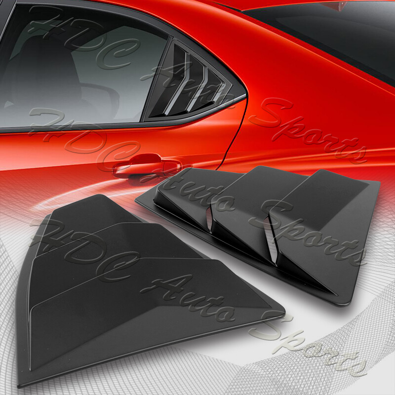 For 2022-2024 Subaru WRX Sedan ABS Black Side Window Louvers Scoop Cover Vent