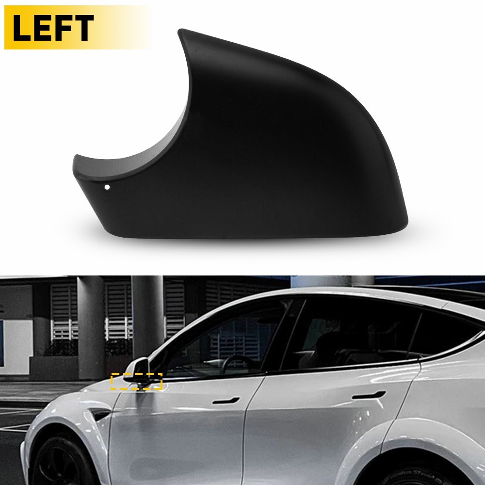 Left Driver Door Side Wing Mirror Cover Lower Holder For Tesla Model Y 2020-2023