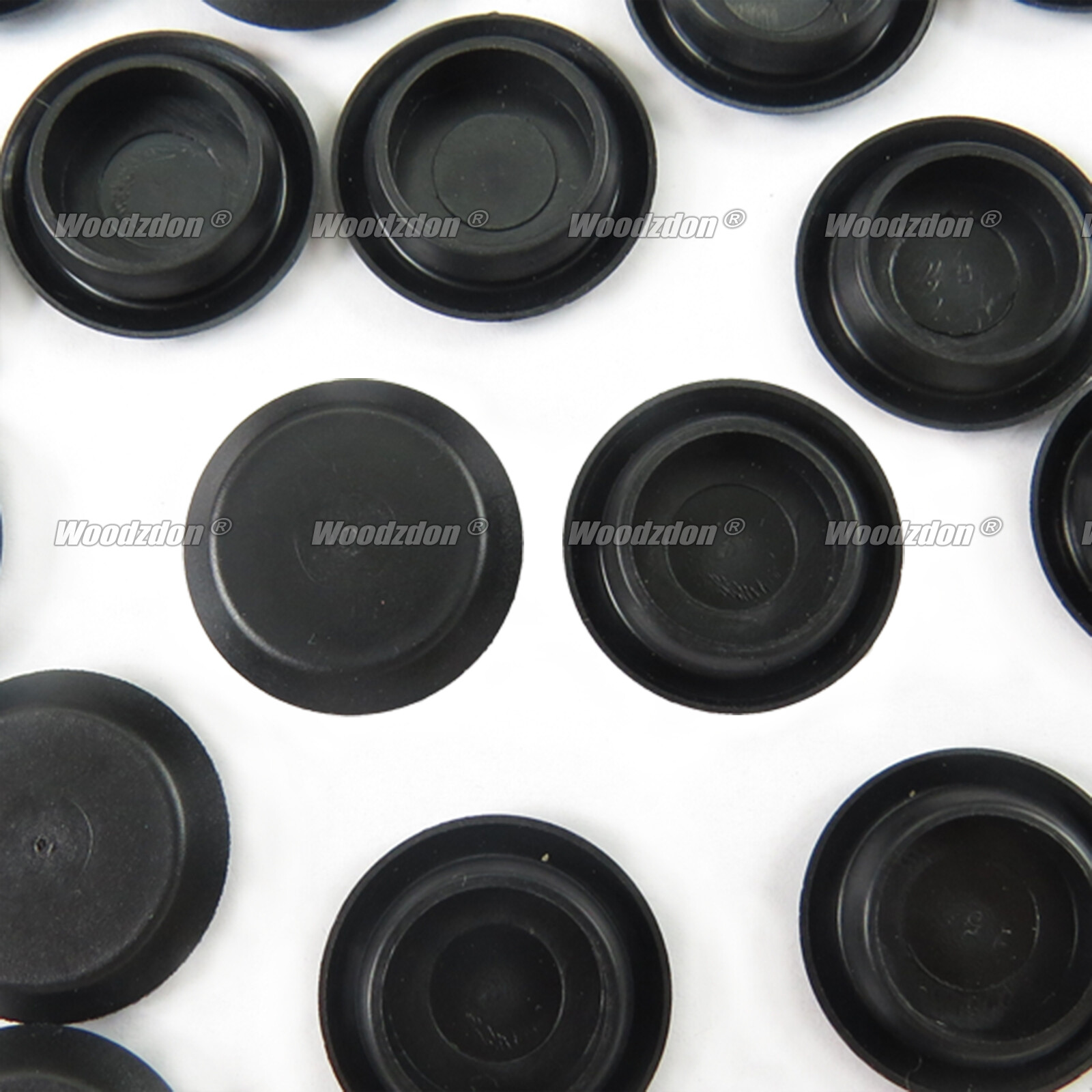 100pc For GM Flush Mount Black Plastic Body & Sheet Metal Plug 3/4″ Hole 1″ Head