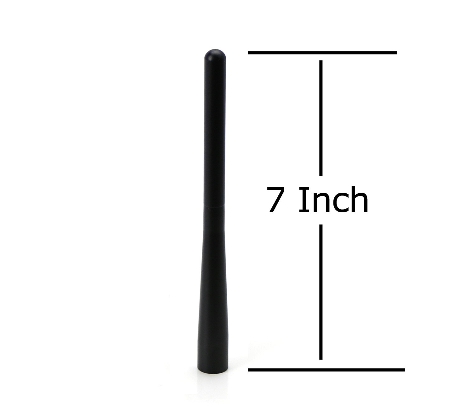 7″ Short Matte Black Radio Antenna Topper For Chevy Silverado GMC Sierra Canyon
