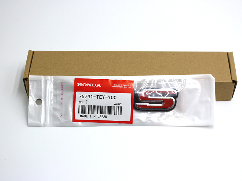 Genuine Parts RS HONDA LOGO EMBLEM BADGE REAR FOR HONDA CIVIC FC FK JAZZ 15-20