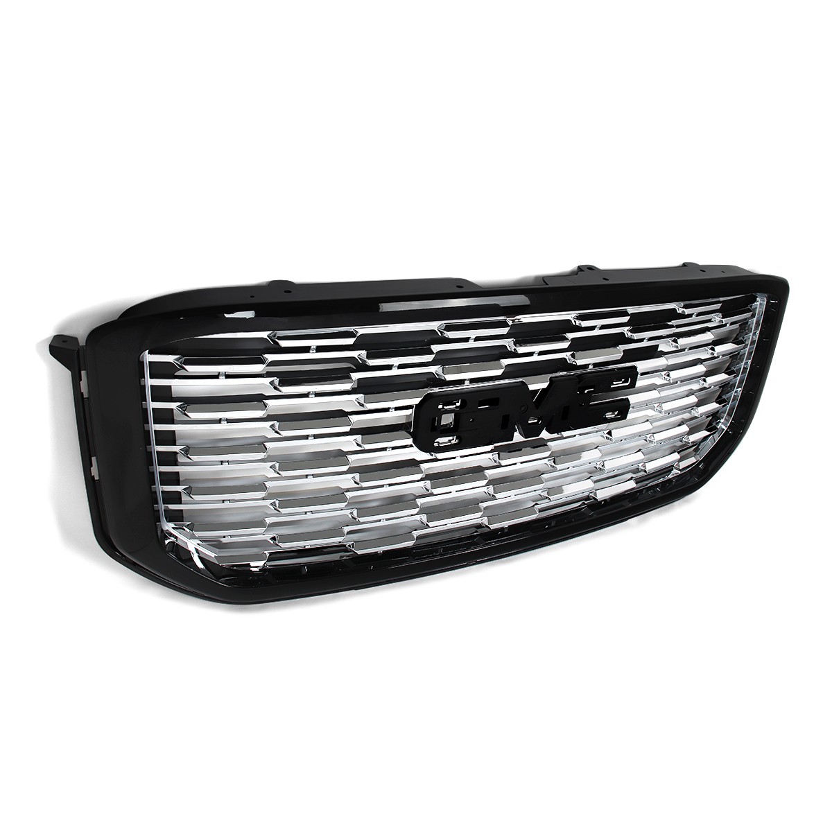 For GMC Yukon/ Yukon XL 2015-2020 Denali Front Upper Grille + Fog Light Cover