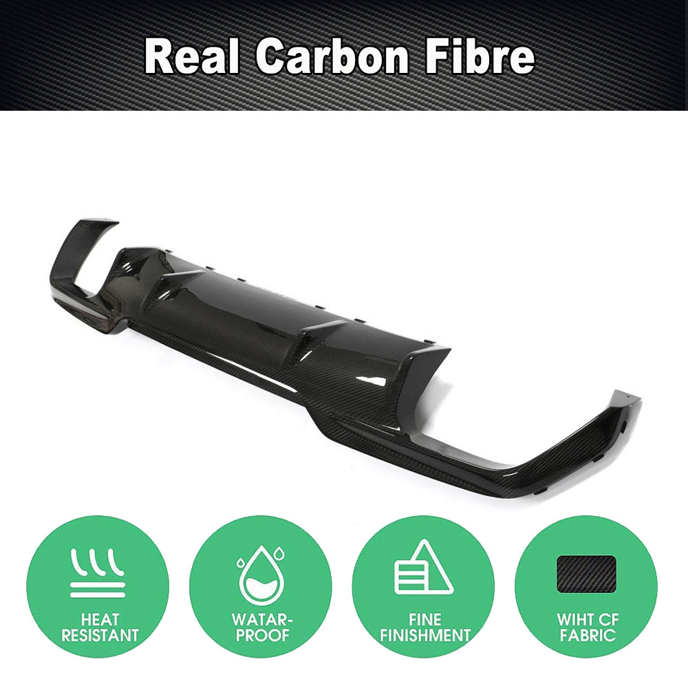 For BMW G16 F93 M8 Gran Coupe 2019-23 DRY Carbon Fiber Rear Bumper Diffuser Lip