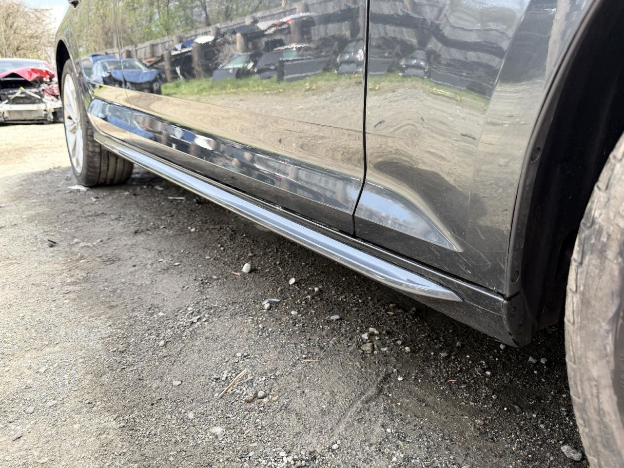 2019 Audi A4 Right Passenger Side Rocker Moulding Gray
