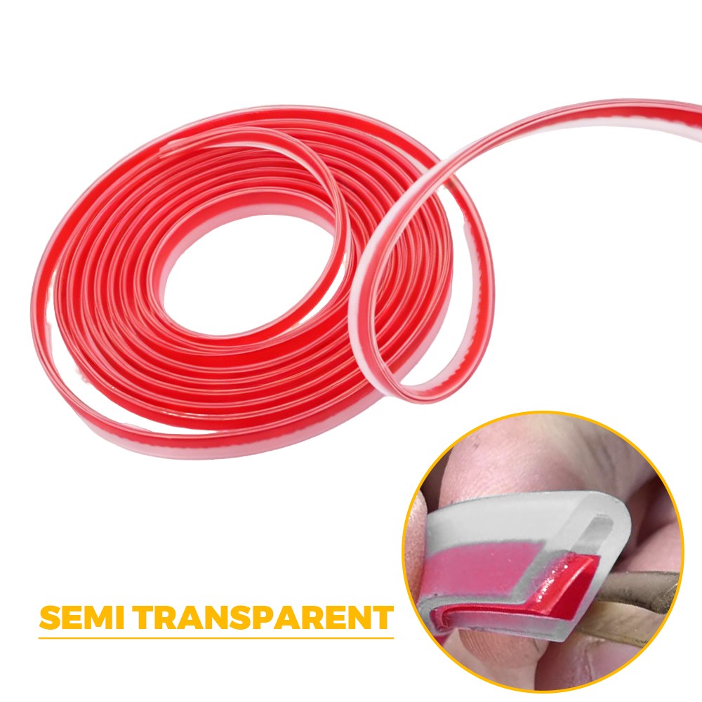 For Subaru Rubber Clear Door Edge Guard Protectors Trim Seal U Shape 9.84 Ft