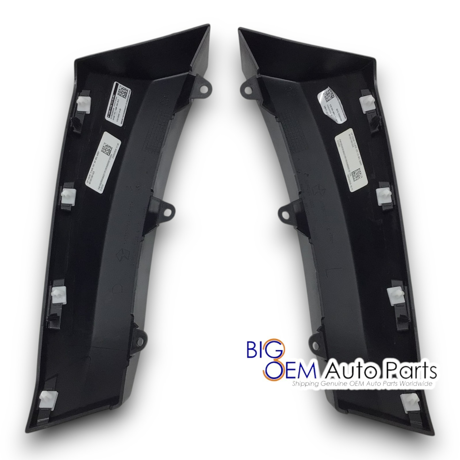 OEM 19-26 RAM 4500 5500 front Wheel Opening Flare Extension bumper Molding Pair