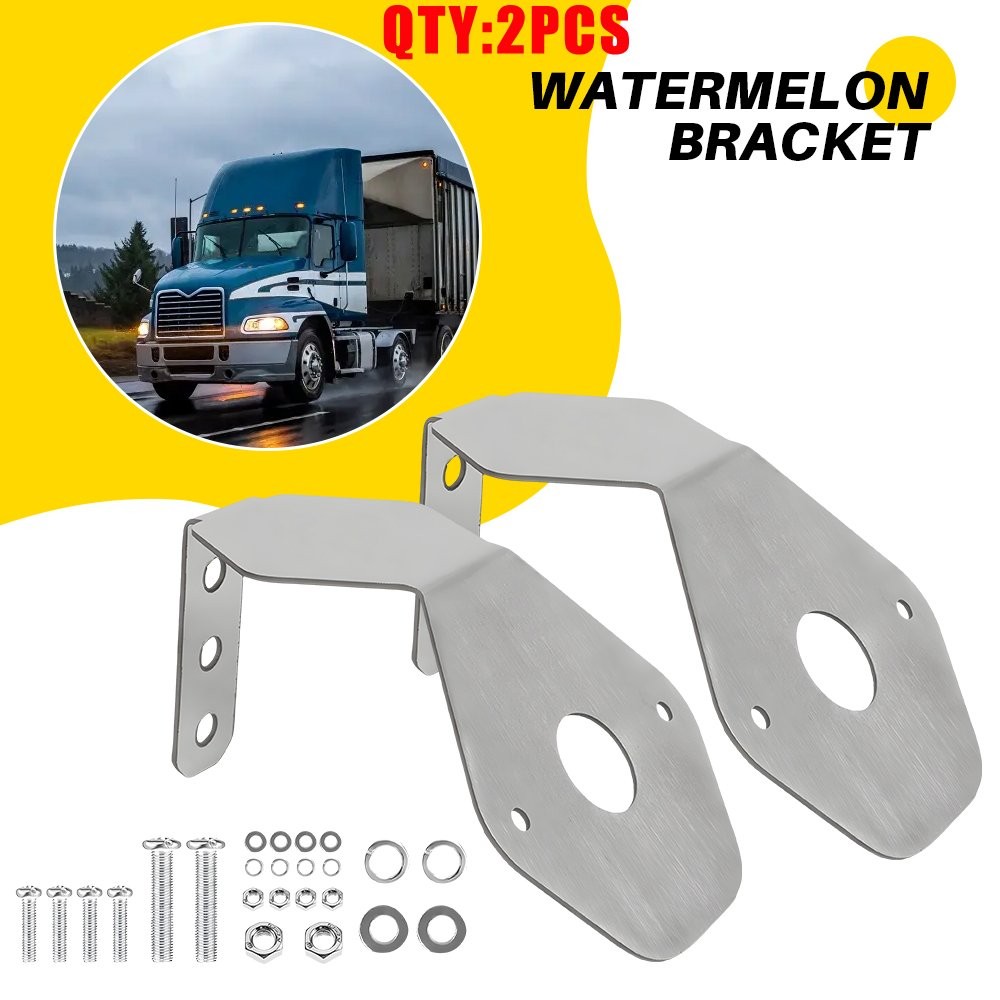 Watermelon Angled Bracket For Kenworth K270 Mirror Turn Signal Mount 2-20X