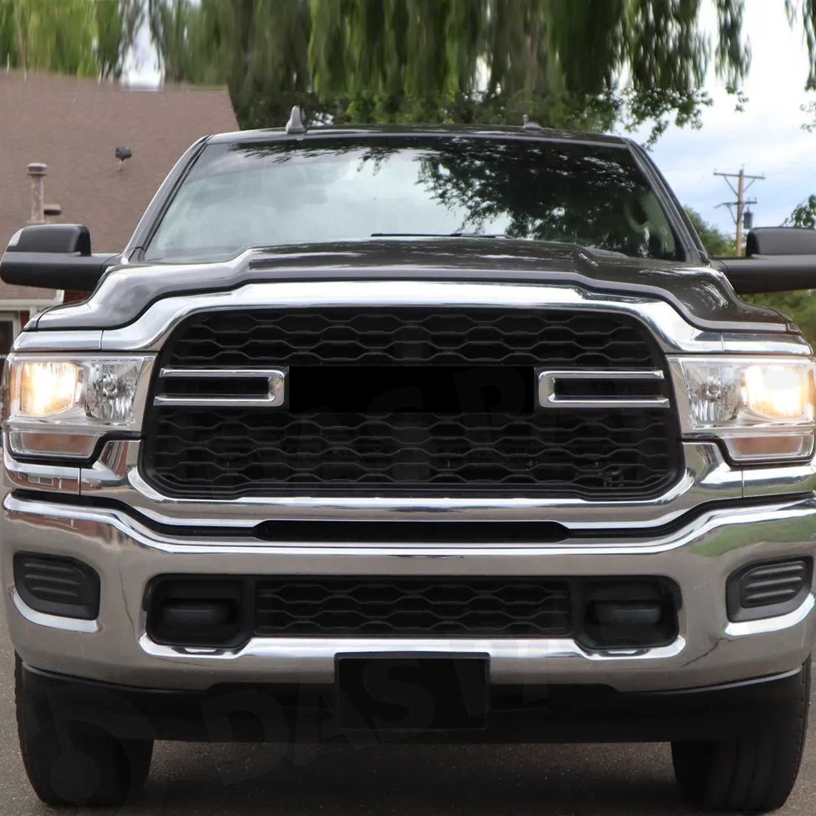 For Ram 2500 3500 4500 5500 2019-2024 Front Upper Grille Molding Trim 6NB051Z0AE
